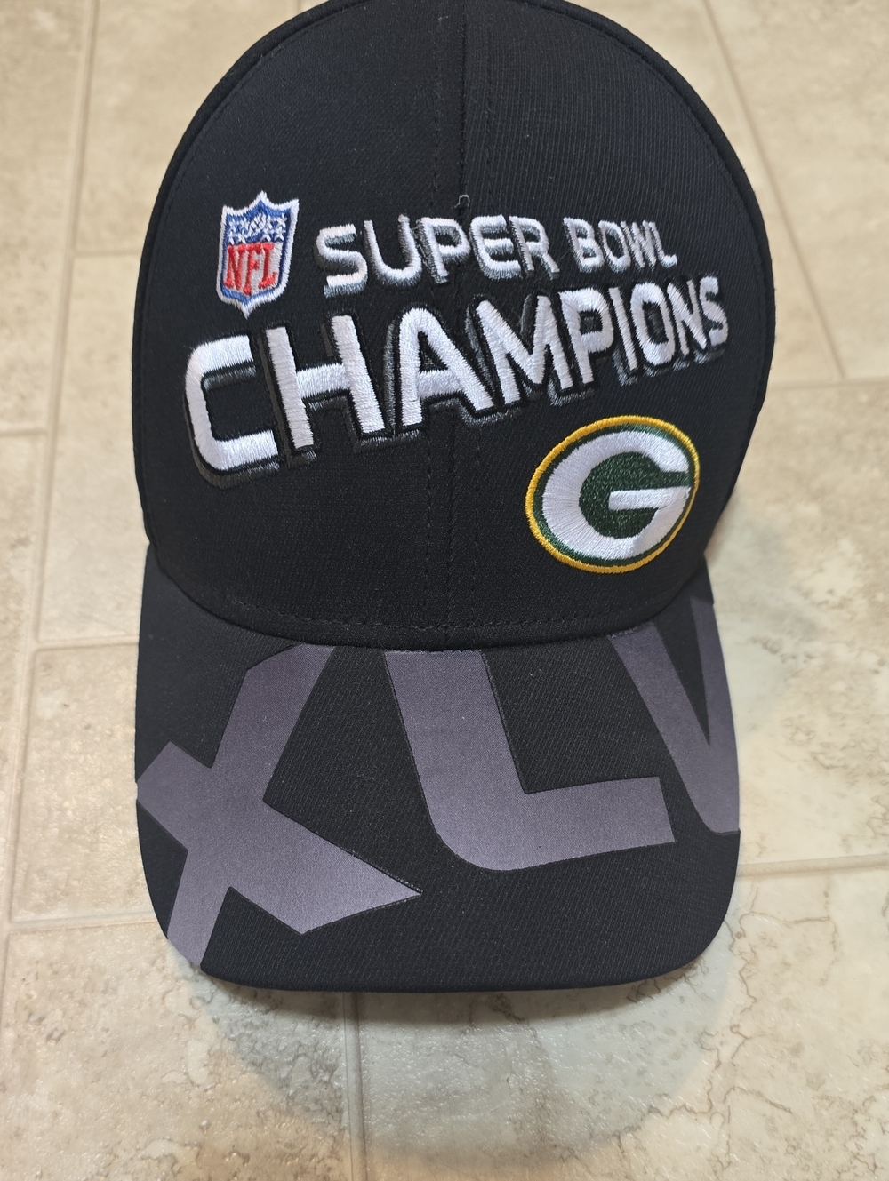 Super Bowl XLV Champions Baseball Hat - Green Bay Packers